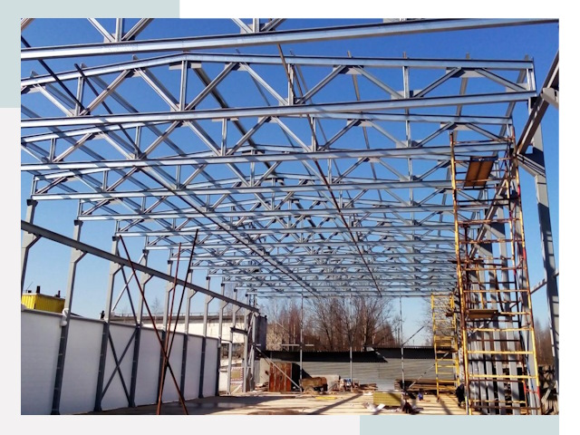 Строительство цехов в Краснокамск от 608 руб. под ключ