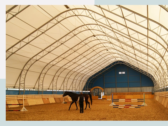 Строительство конных манежей в Краснокамске