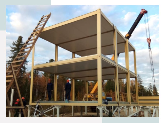 Строительство модульных здания Краснокамск