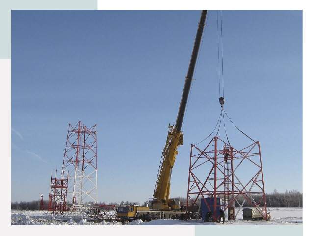 Монтаж вышек связи в Краснокамске