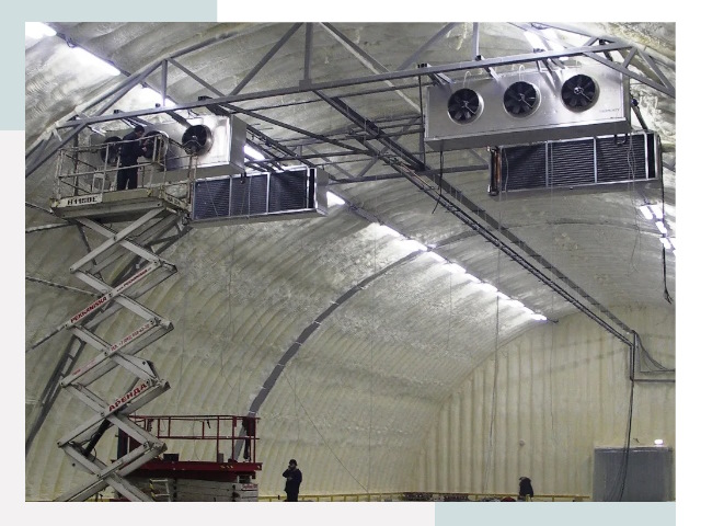 Оснащение ангаров в Краснокамске