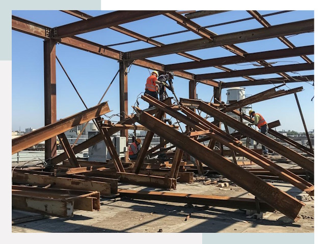 Демонтаж металлоконструкций в Краснокамске от 608 руб.